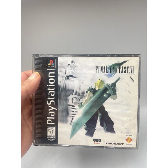Final Fantasy VII (PlayStation 1, 1997) PS1 TESTED Video Game - Picture 4 of 16